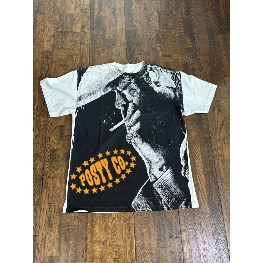 Posty Co Post Malone Big Stadium Tour T-Shirt Mens Large White New Without Tags